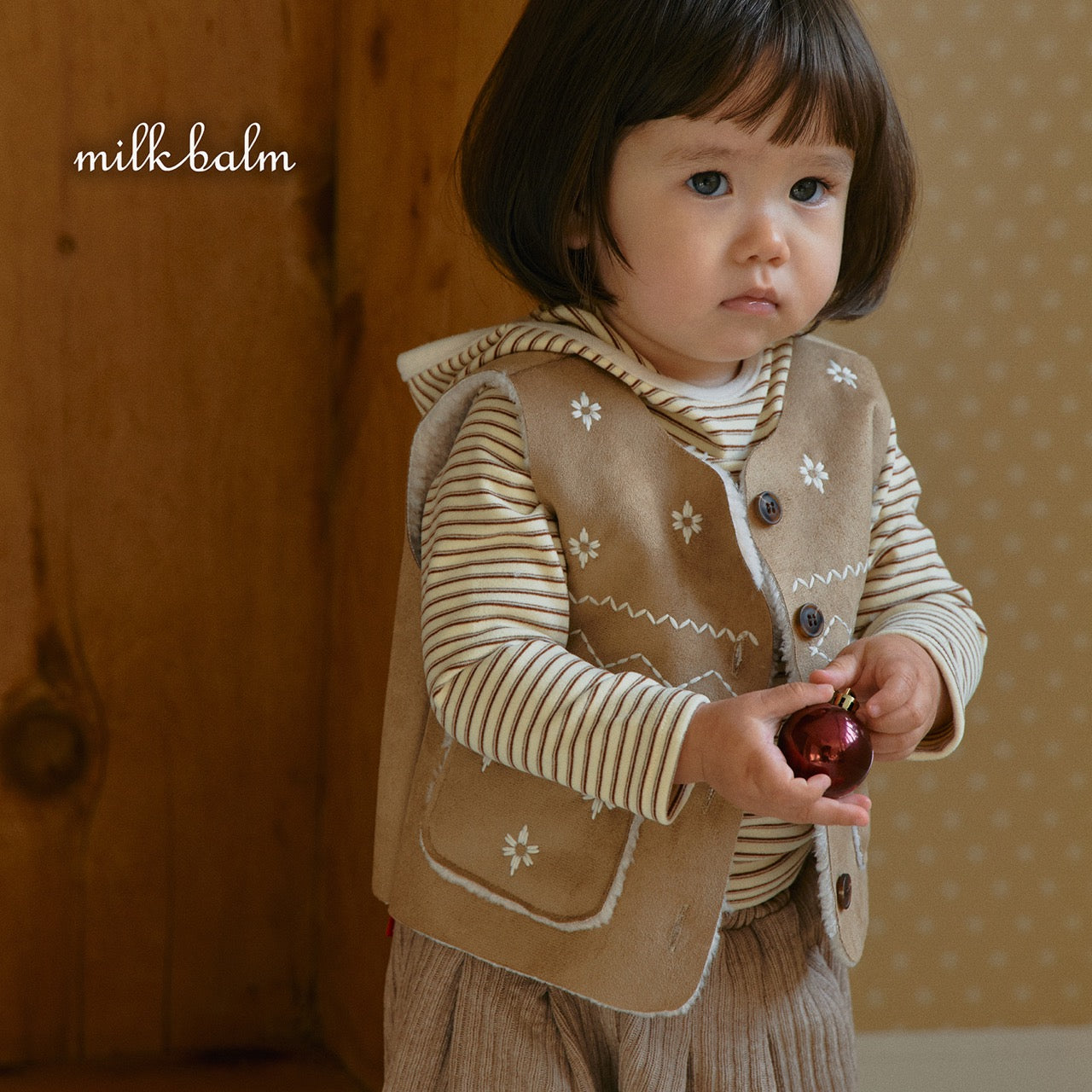 韓國童裝 25秋冬 | MK25421 Snow Winter Vest 親子裝