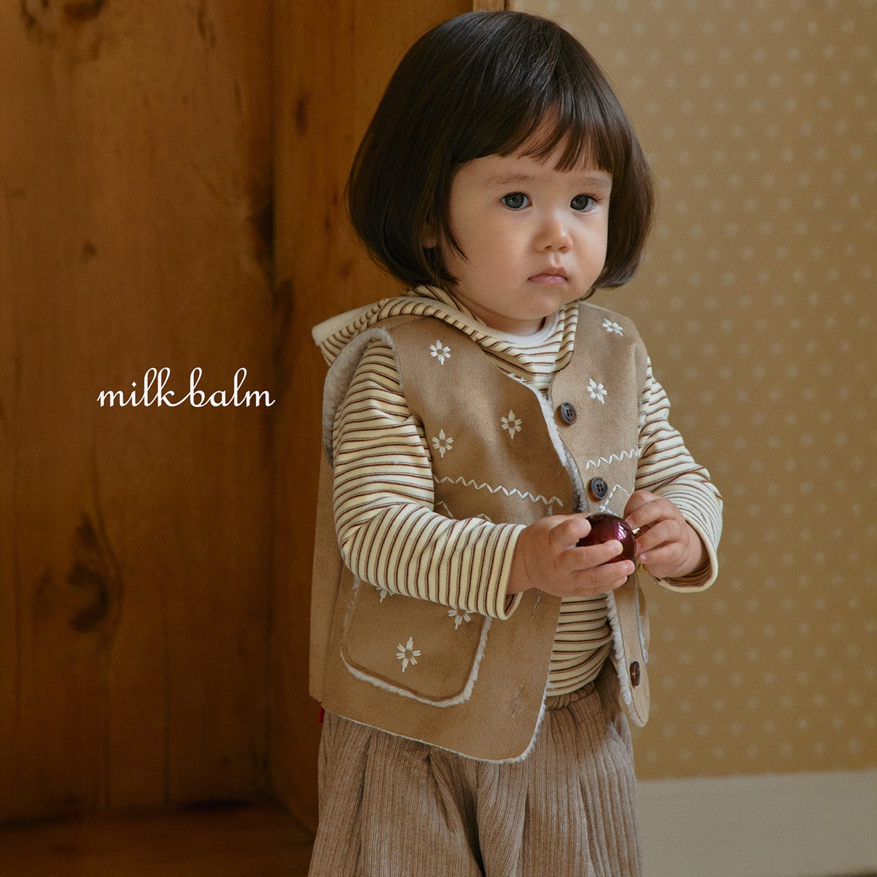 韓國童裝 25秋冬 | MK25421 Snow Winter Vest 親子裝