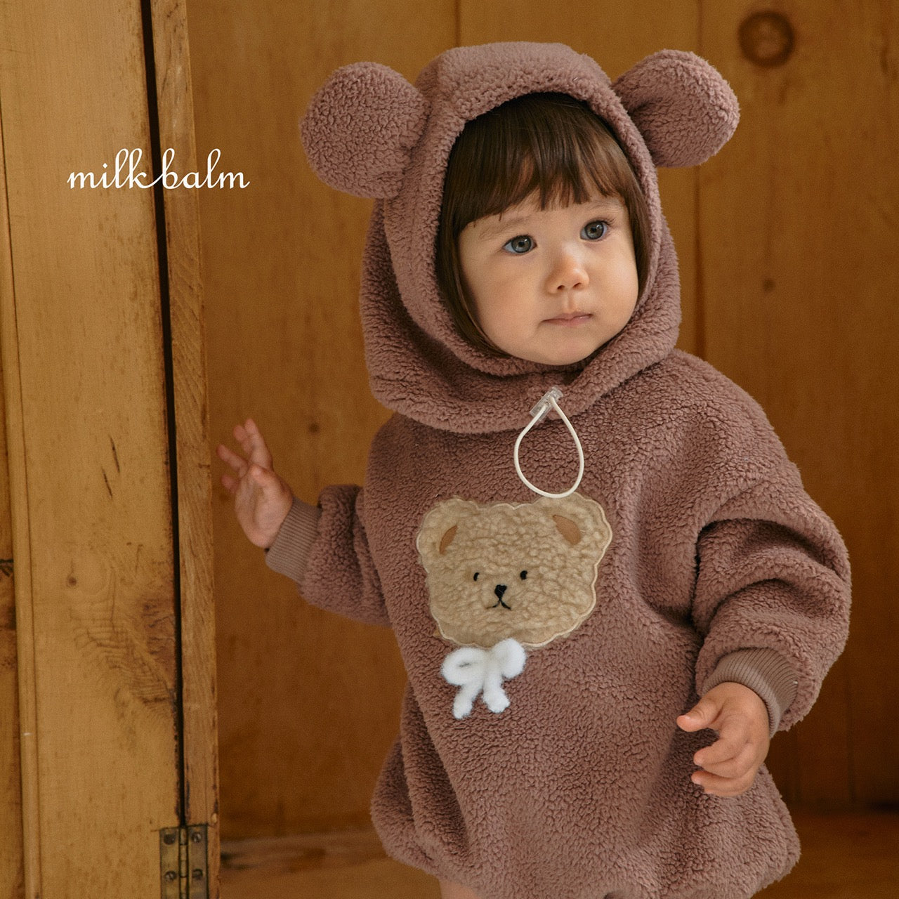 韓國童裝 25秋冬 | MK25416 Bear Bear Baby Suit