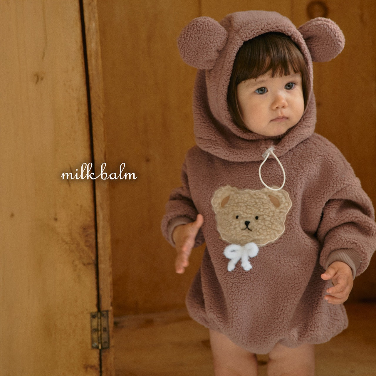 韓國童裝 25秋冬 | MK25416 Bear Bear Baby Suit