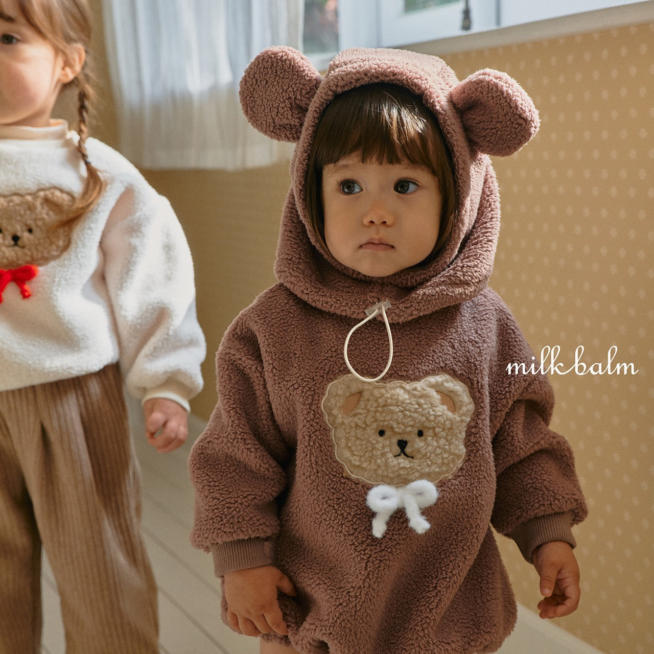 韓國童裝 25秋冬 | MK25416 Bear Bear Baby Suit