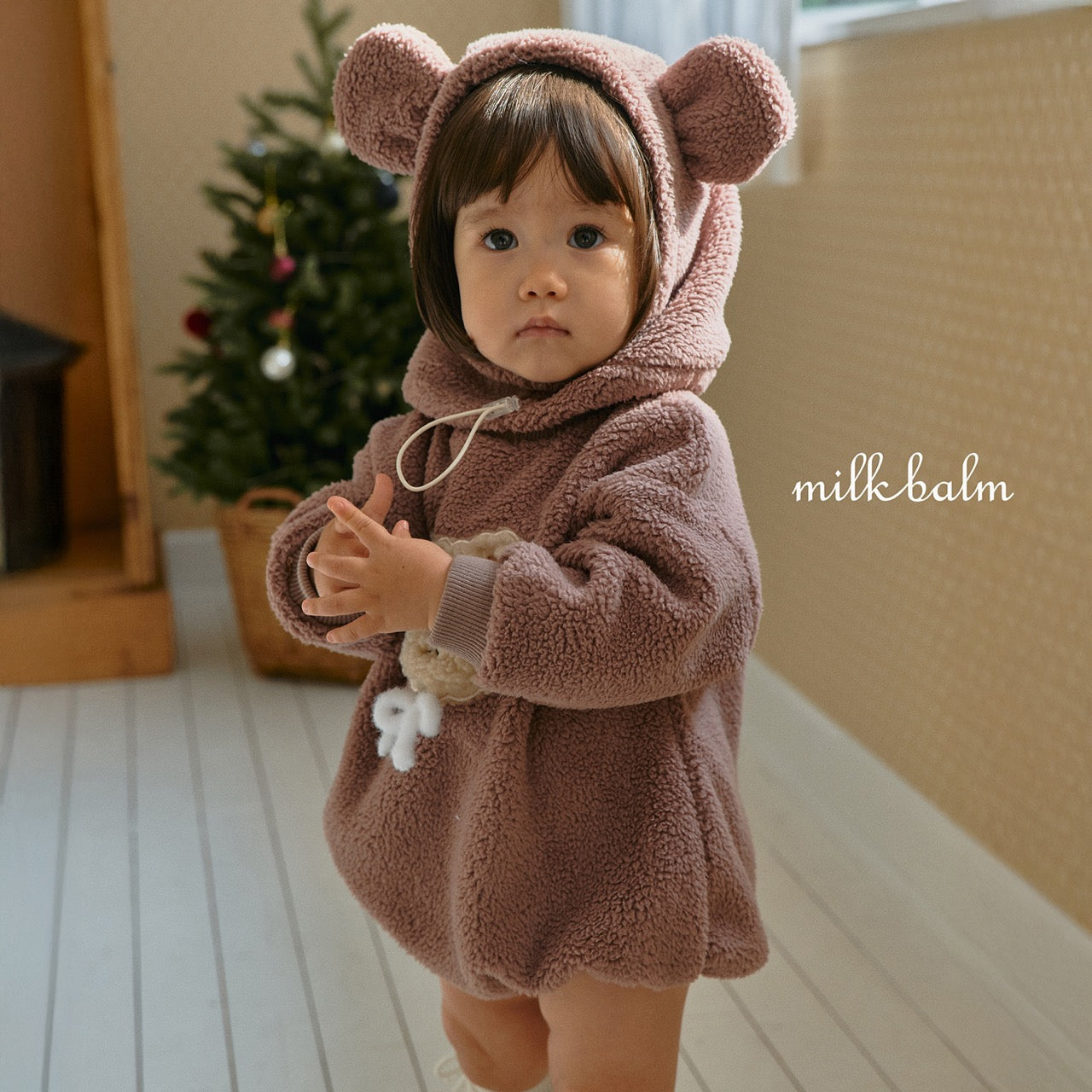 韓國童裝 25秋冬 | MK25416 Bear Bear Baby Suit