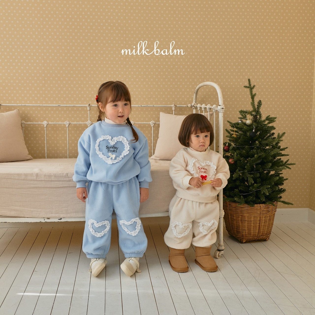 韓國童裝 25秋冬 | MK25408 Heart Pants