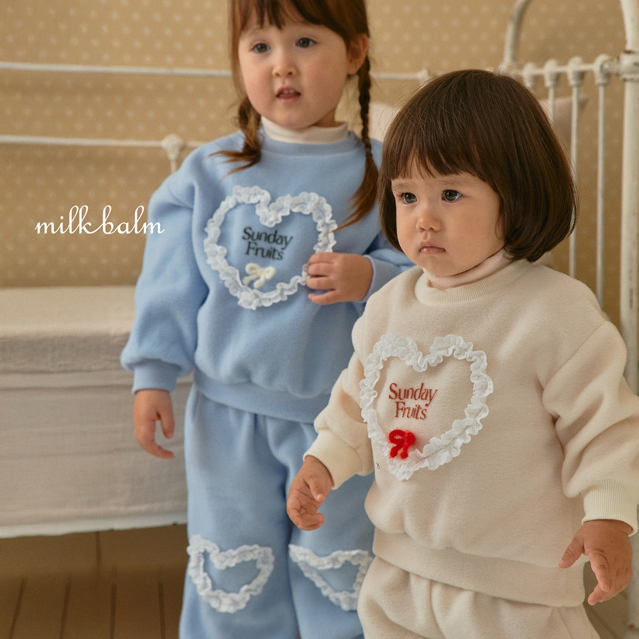 韓國童裝 25秋冬 | MK25408 Heart Pants