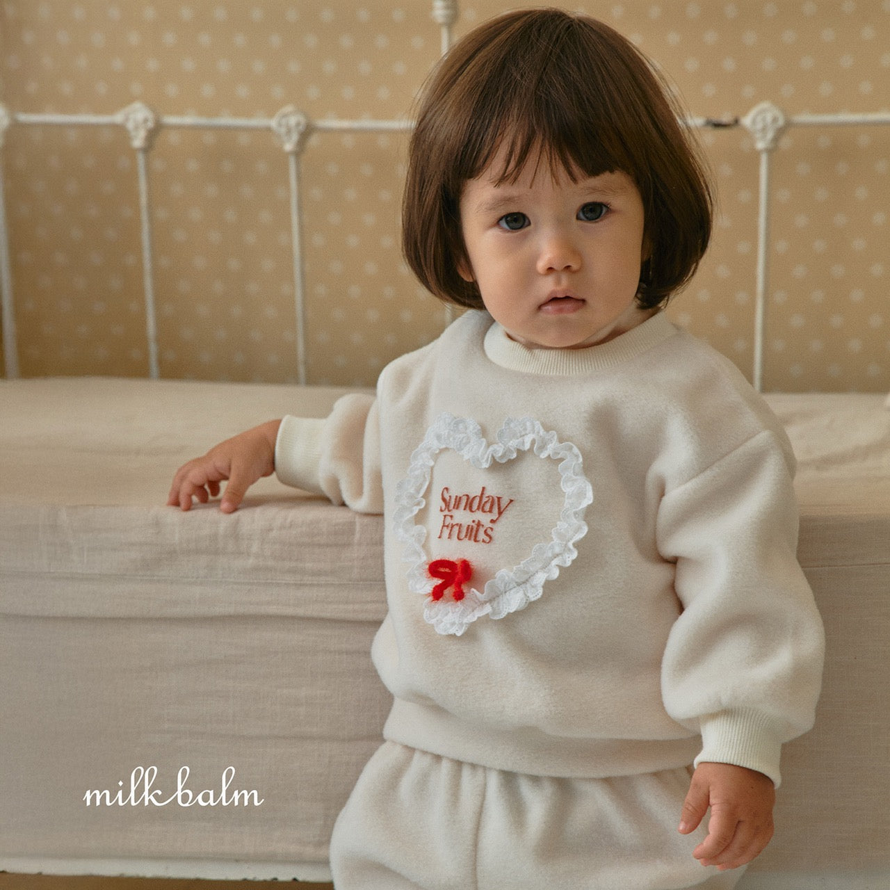 韓國童裝 25秋冬 | MK25408 Heart Pants