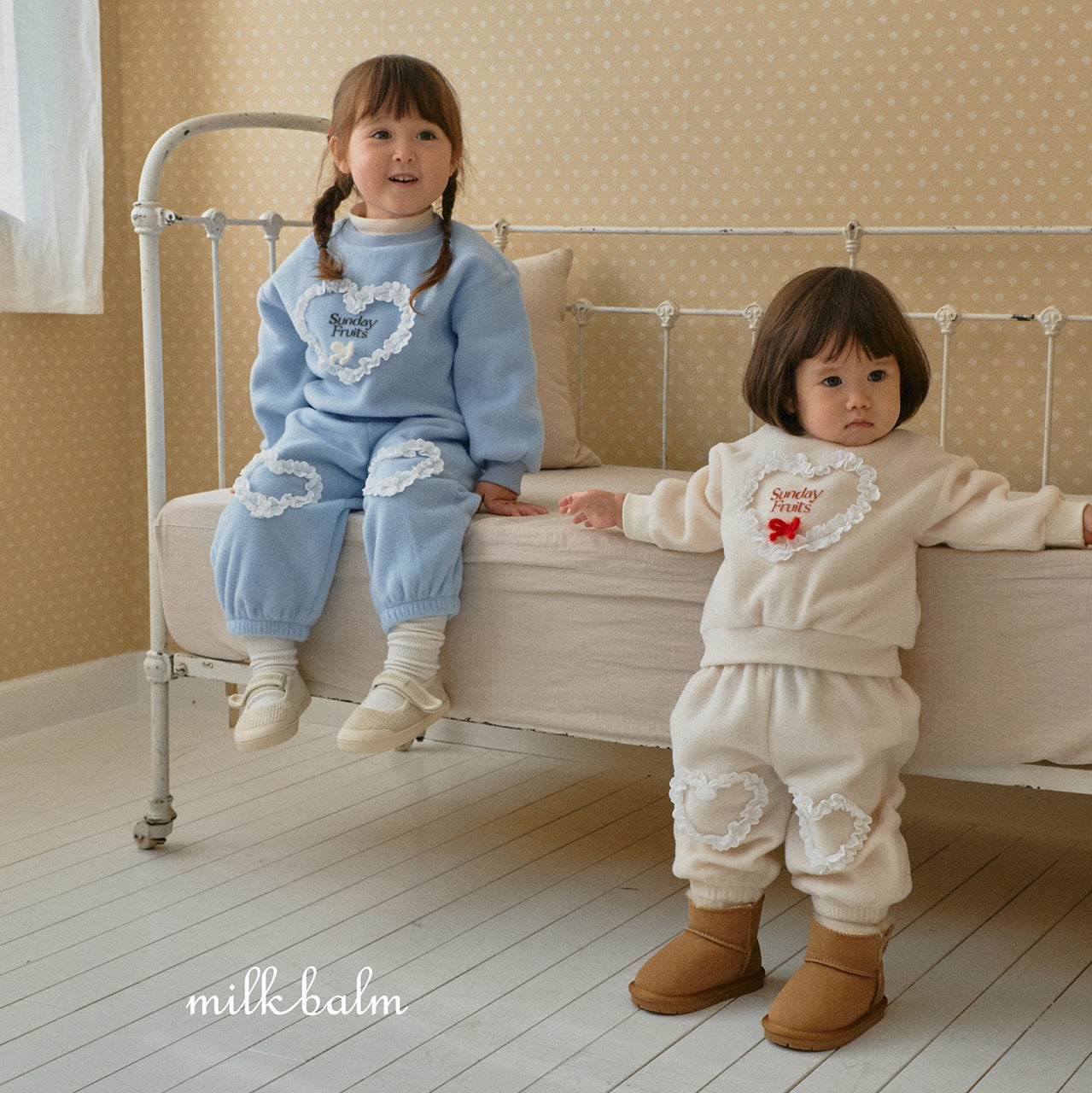 韓國童裝 25秋冬 | MK25408 Heart Pants