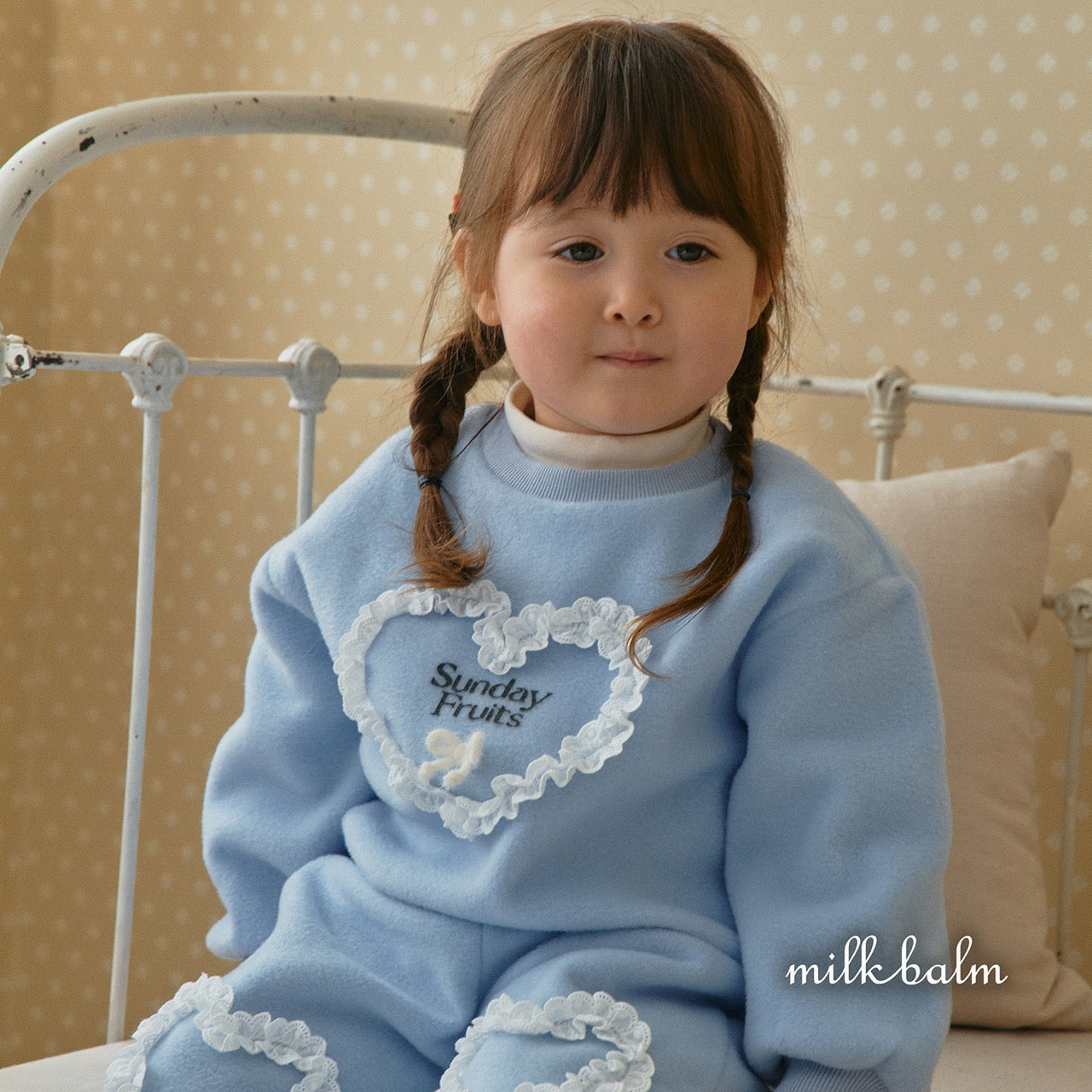 韓國童裝 25秋冬 | MK25407 Heart MTM