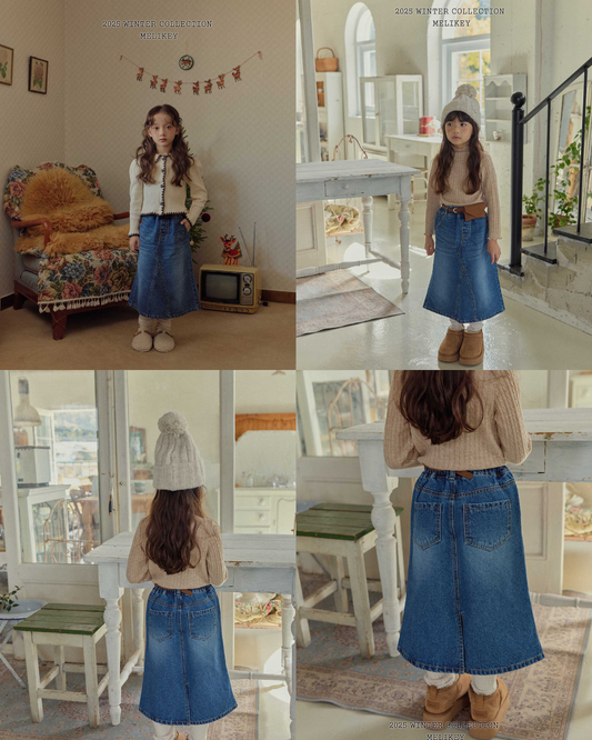 韓國童裝 25秋冬 | ME25449 Aline skirt