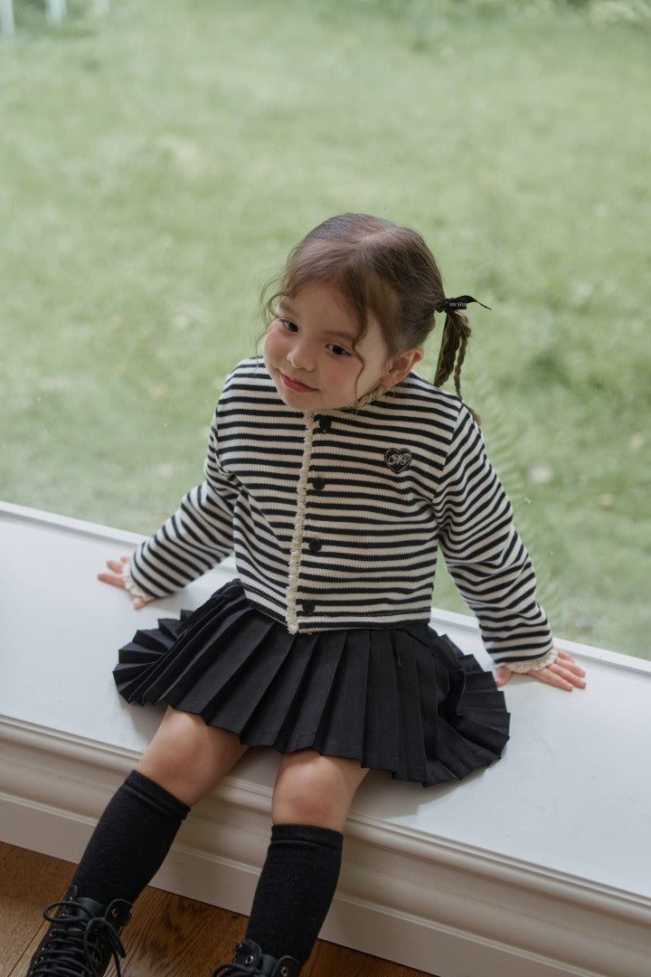 韓國童裝 26秋| MN08 Ribbon Pleated Skirt 短裙 (90-140)