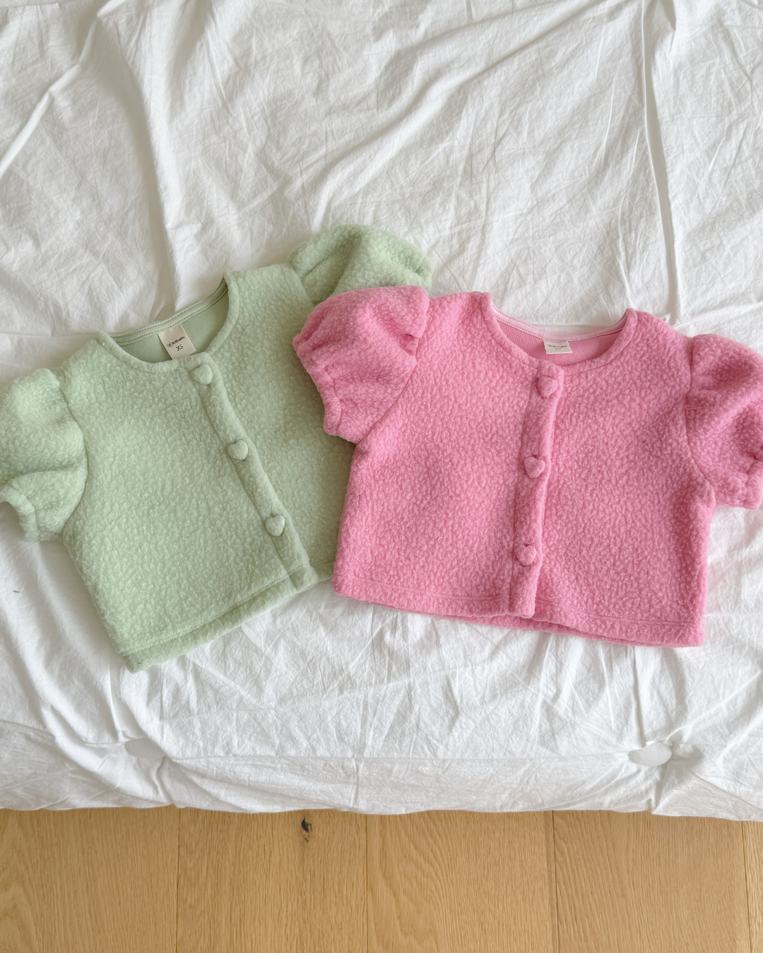 韓國童裝 25秋冬 | NB25438 Puff Cardigan