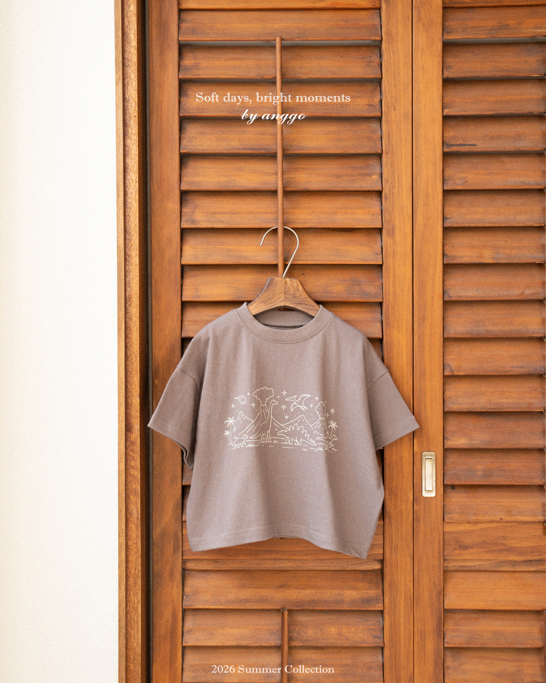 韓國童裝 26夏| AG02 Jurassic T-shirt (80-120cm)