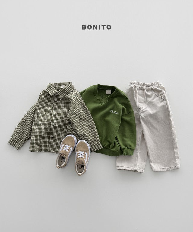 韓國童裝 26秋| BT47 Check Shirt 襯衫 (80-140)