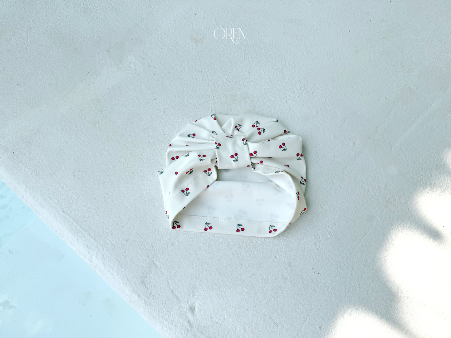 韓國童裝 26夏| OR88 Roshell Cherry Swim Cap 羅歇爾櫻桃泳帽 (One Size)