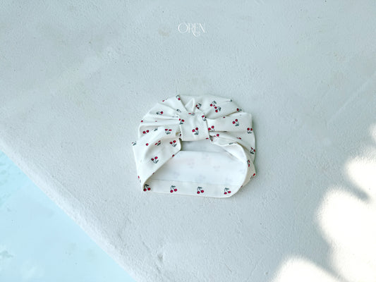 韓國童裝 26夏| OR88 Roshell Cherry Swim Cap 羅歇爾櫻桃泳帽 (One Size)