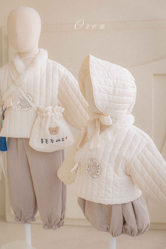 韓國童裝 26春 新款韓服配搭 OR26104 韓服帽子 (BABY~KIDS)