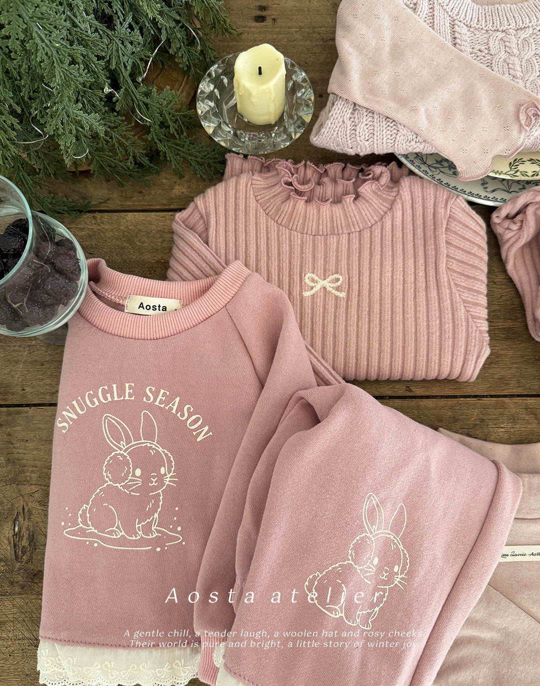 韓國童裝 25秋冬 | AO25436 Bibi Rabbit Pants