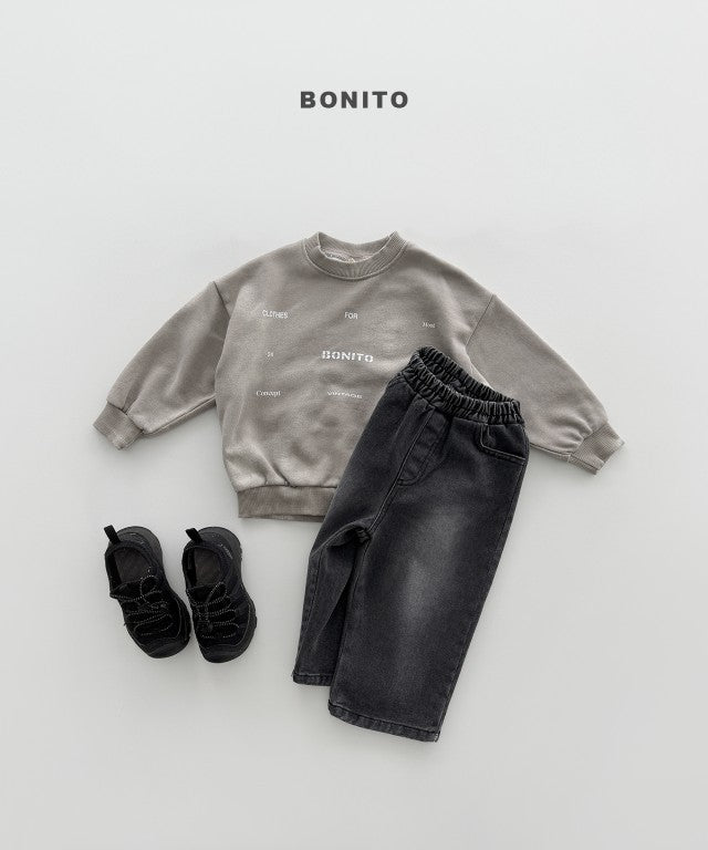 韓國童裝 26秋| BT37 Pigment Sweatshirt 衛衣 (80-140)