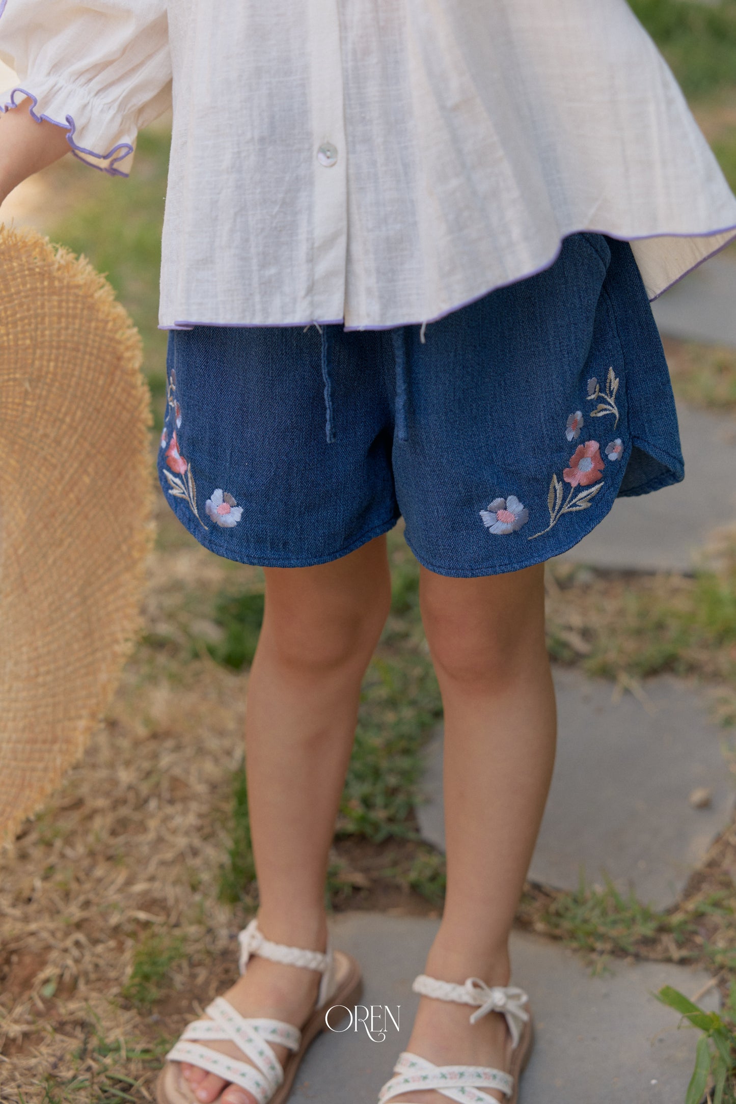 韓國童裝 26夏| OR64 Rosiel Denim Pants 羅西爾牛仔褲 (90-120)