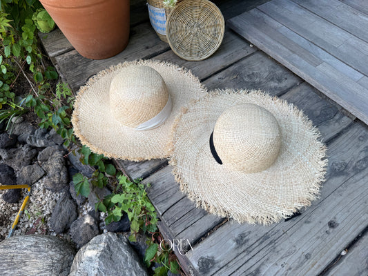 韓國童裝 26夏| OR94 Serene Raffia Sun Hat 塞雷娜拉菲草遮陽帽 (One Size)