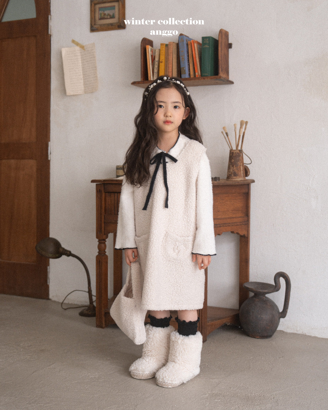 \限時預購/ 韓國童裝  AG25222 Latte Tee