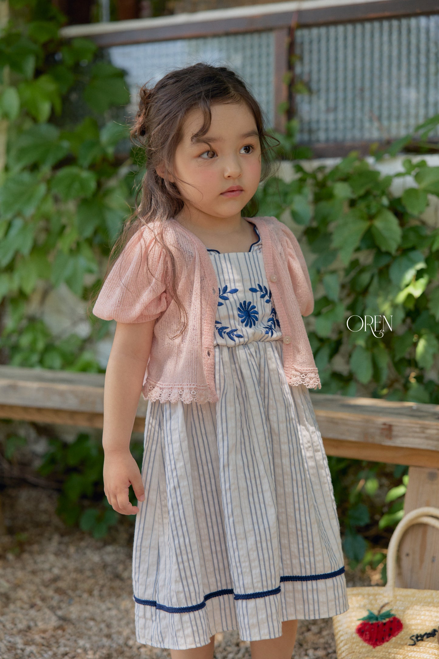 韓國童裝 26夏| OR77 Chacha Linen Cardigan 恰恰亞麻針織外套 (90-120)