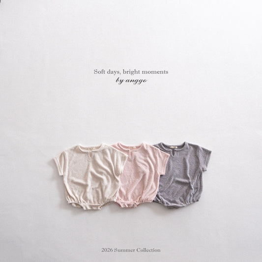 韓國童裝 26夏| AG31 (bebe) Scone Romper (3-12m)