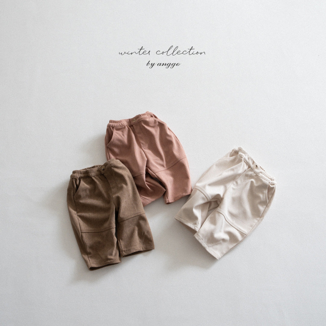 \限時預購/ 韓國童裝  AG25216 Croissant Pants