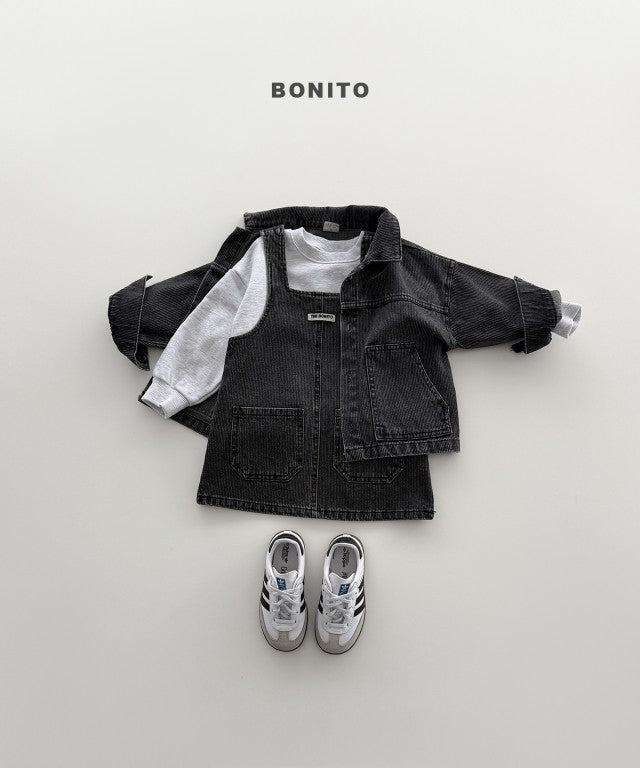 韓國童裝 26秋| BT40 Denim Overall Dress 連身裙 (80-140)