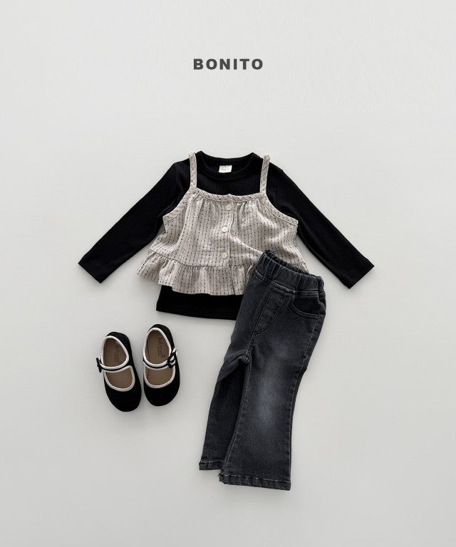 韓國童裝 26秋| BT57 Bootcut Spandex Denim Pants 牛仔褲 (80-140)