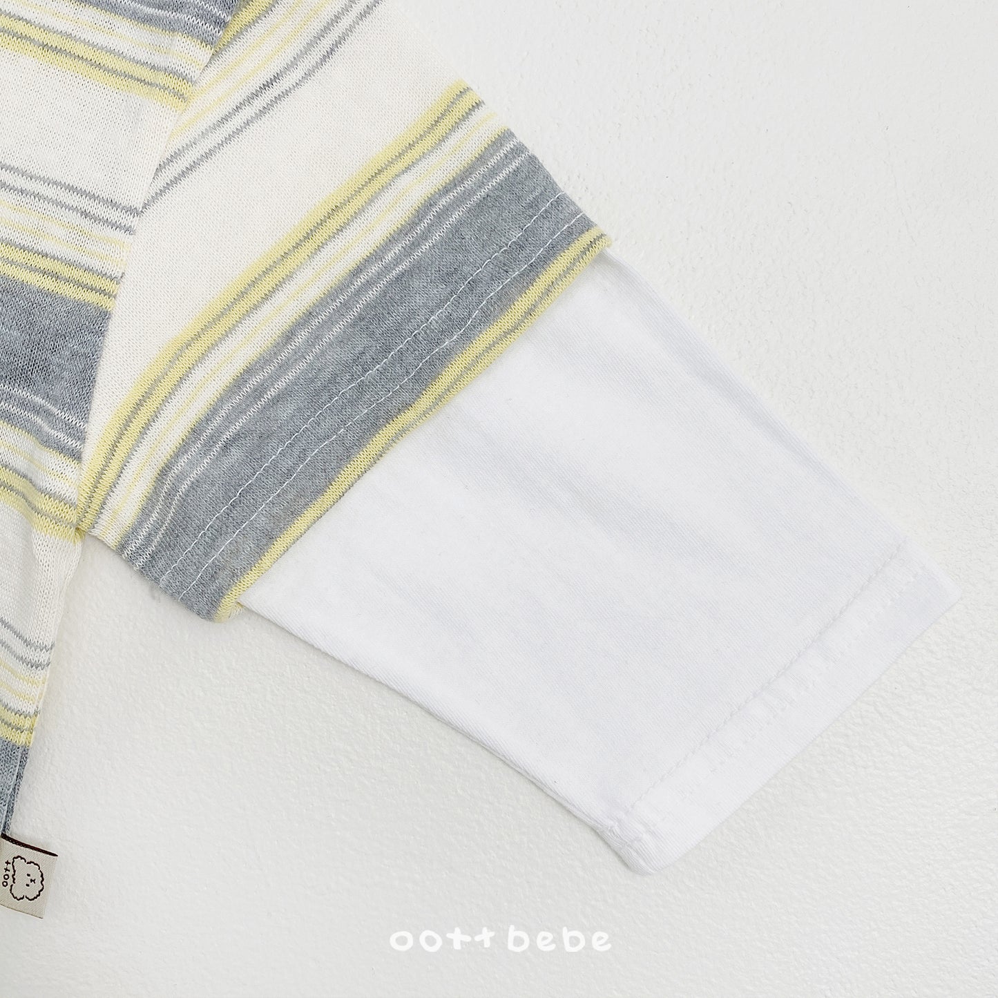 韓國童裝 26SS | OT38 Layered Stripe Tee (75-120cm)