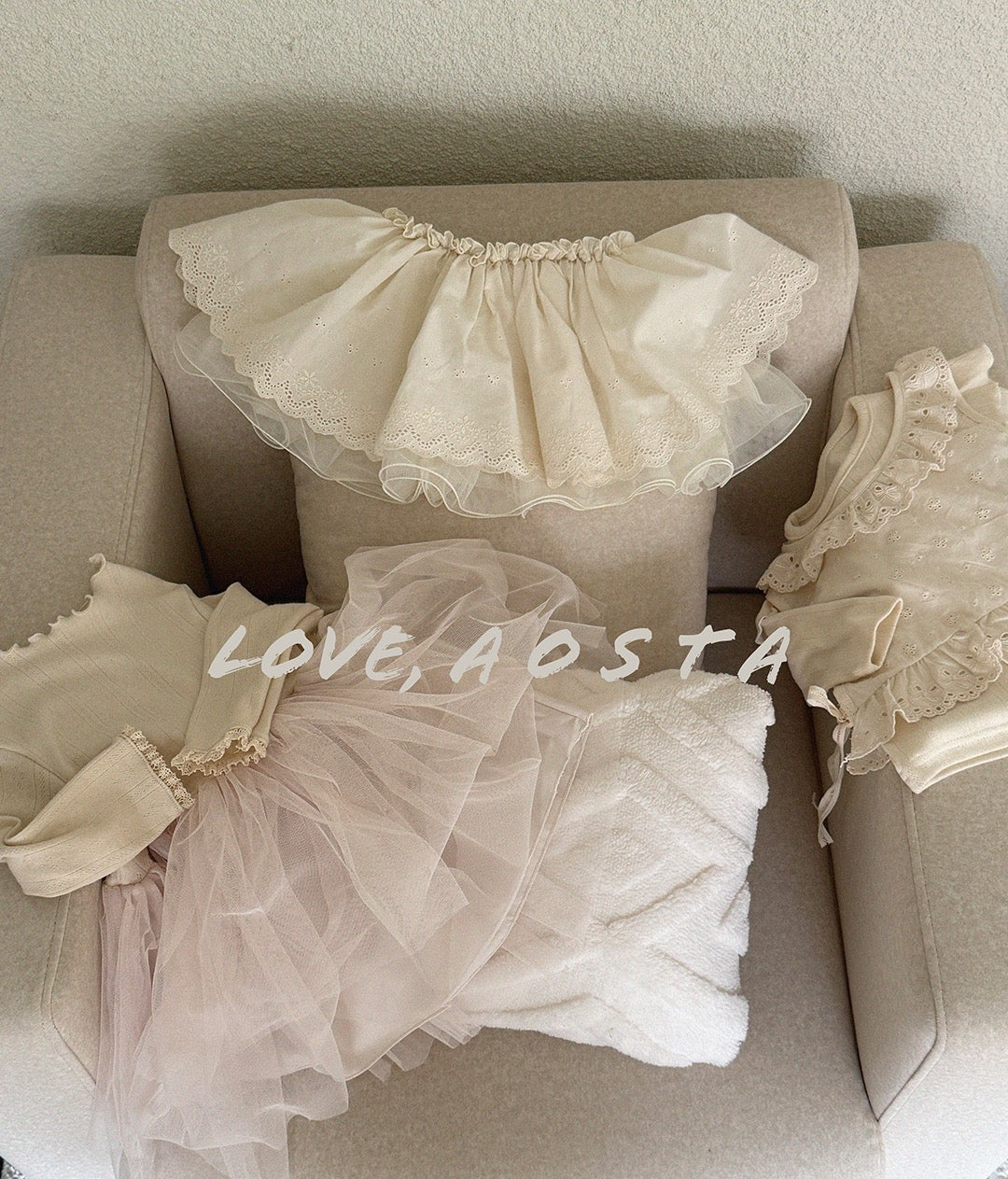韓國童裝 26秋| AO19 Lace Skirt 裙子 (FREE)