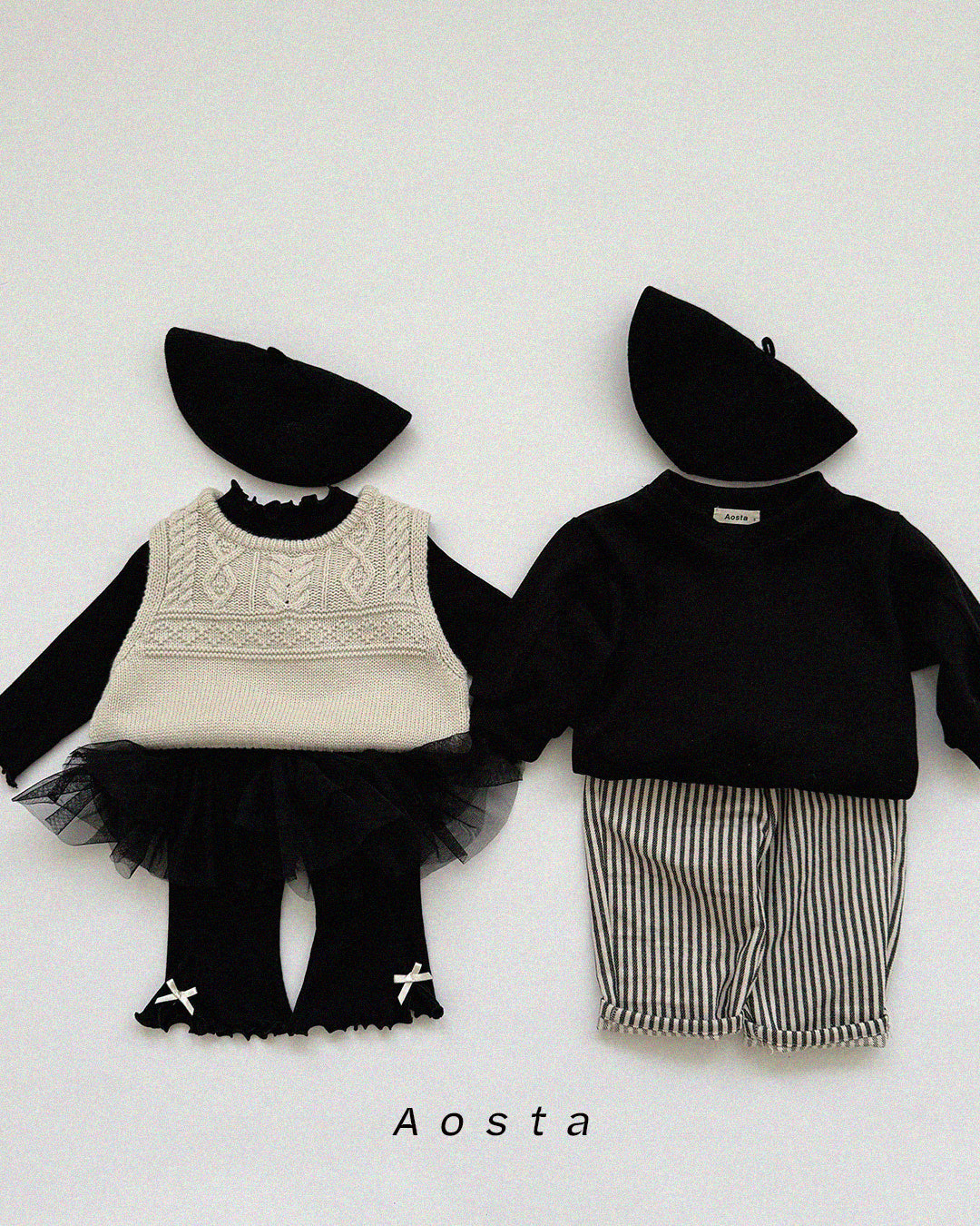 韓國童裝 26春 | AO26105 Knit Beret