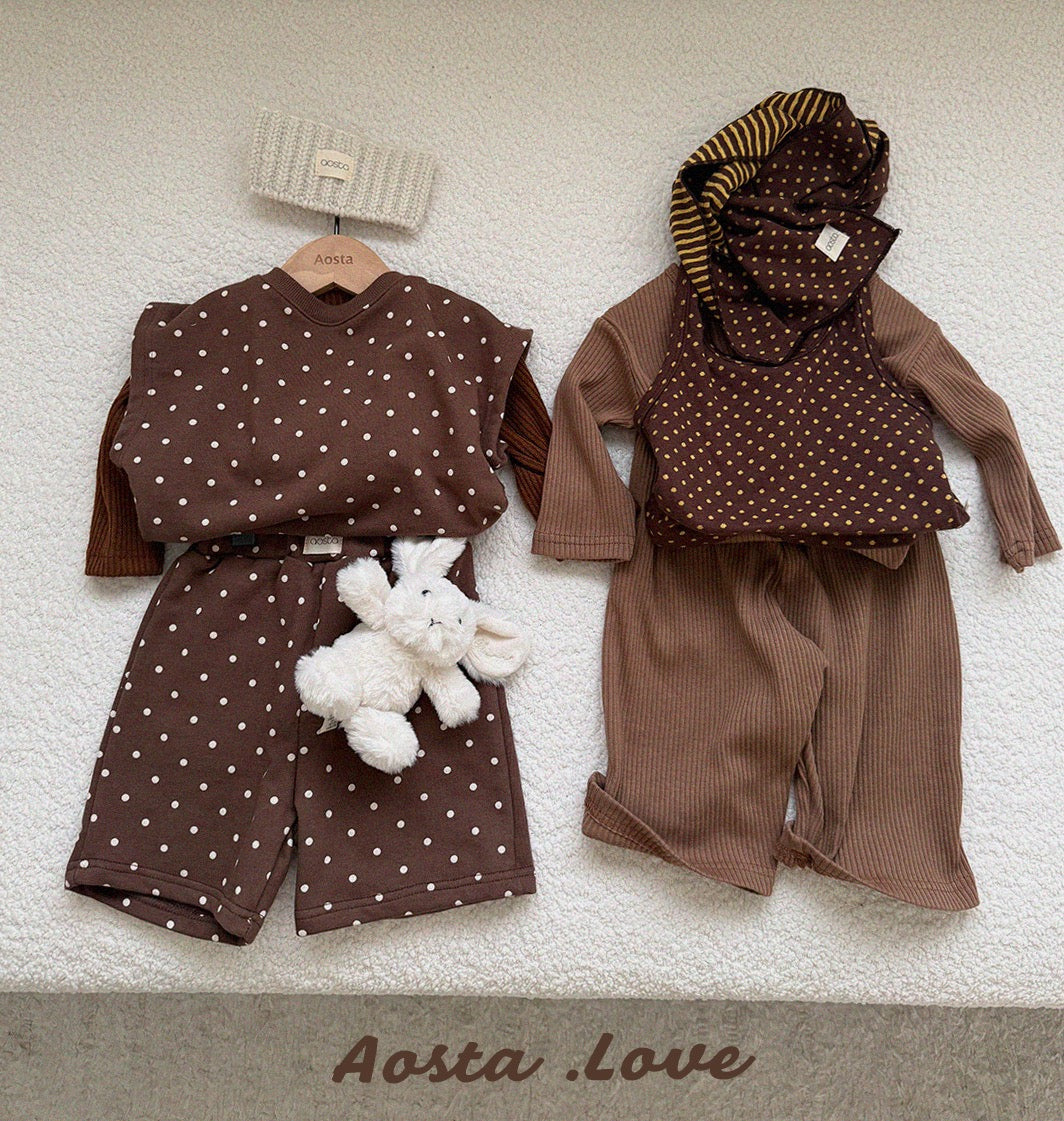 韓國童裝 26秋| AO12 Dot Tongtong Pants 褲子 (70-110)