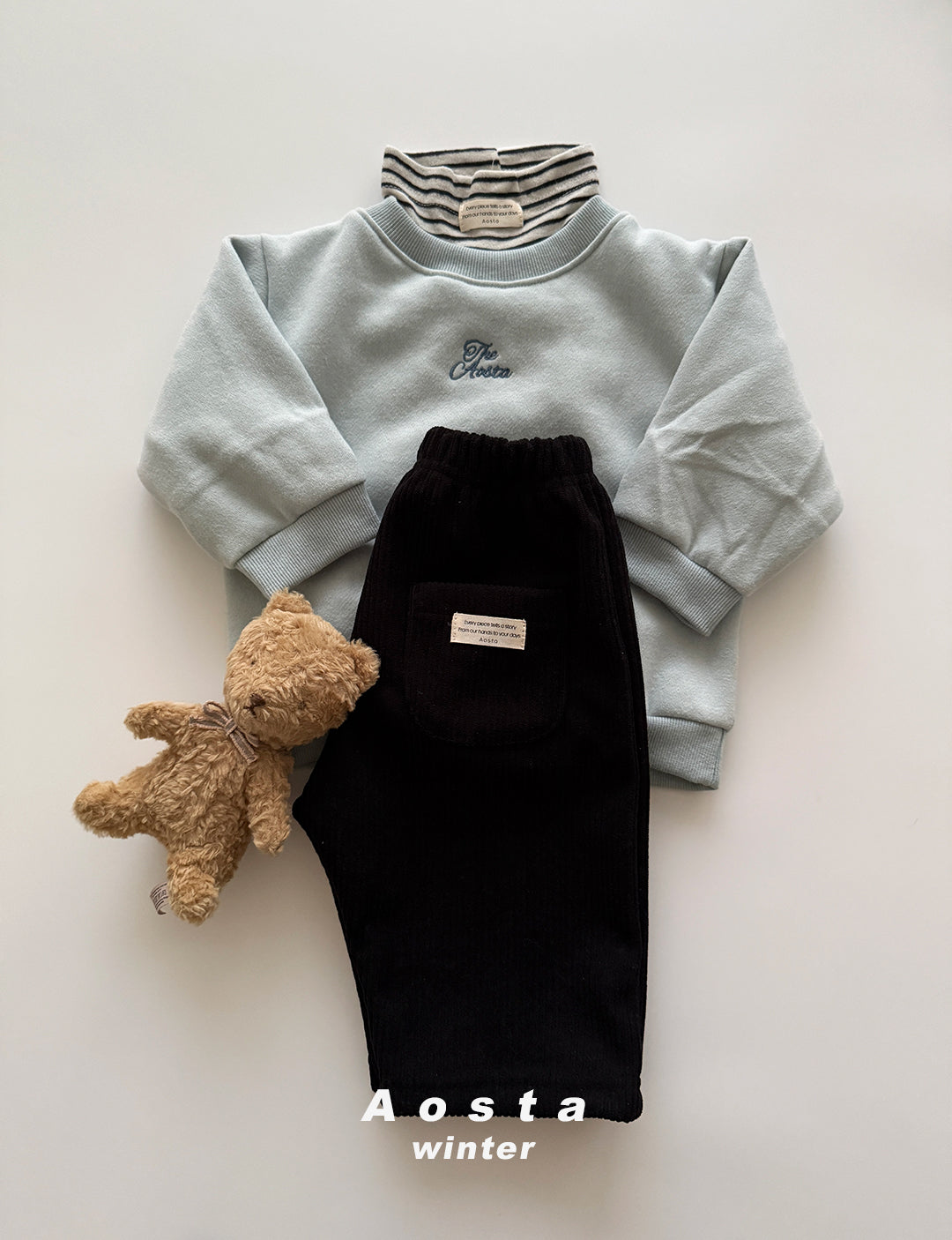 韓國童裝 25秋冬 | AO25401 Corduroy pants