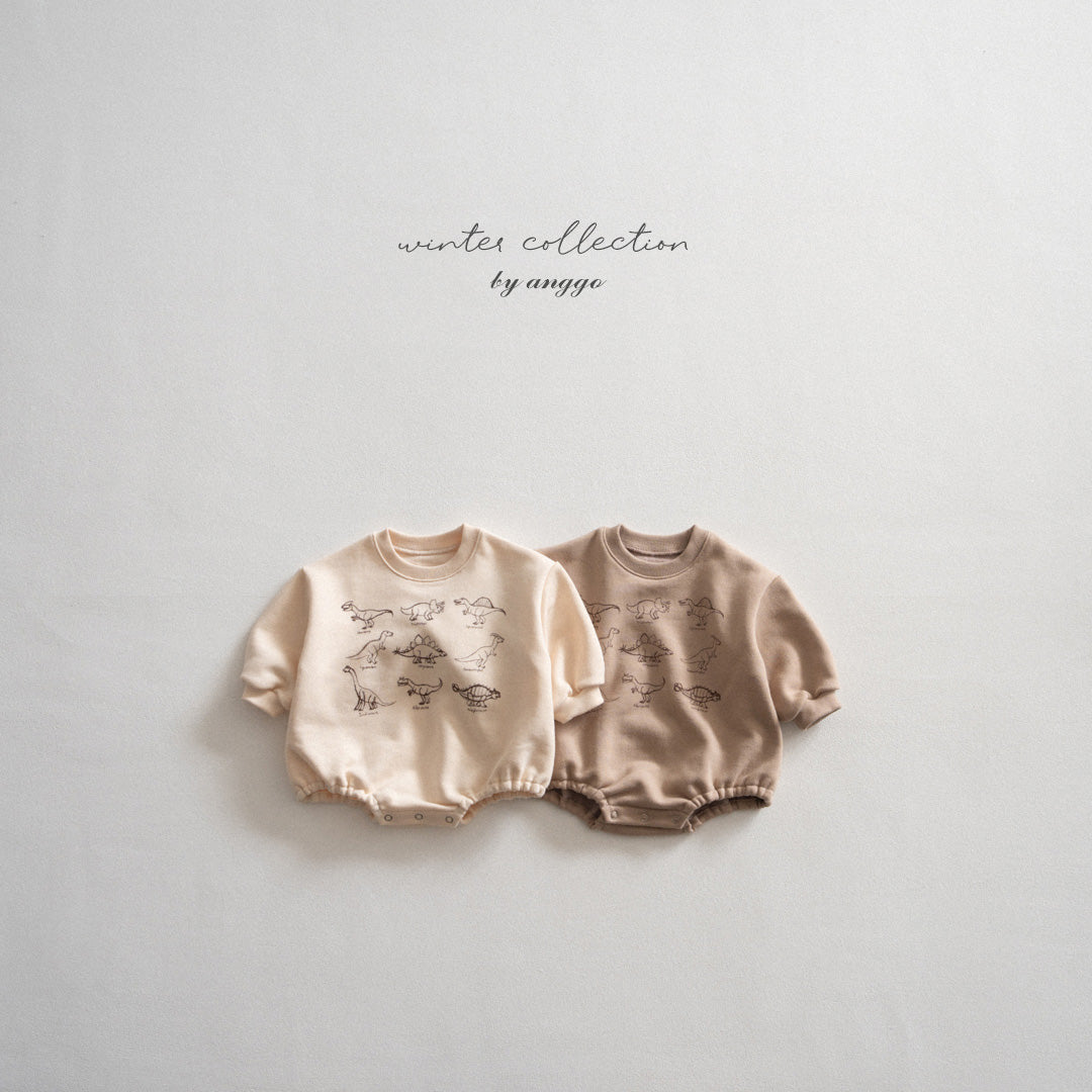 \限時預購/ 韓國童裝  AG25212 Winter Dino Romper