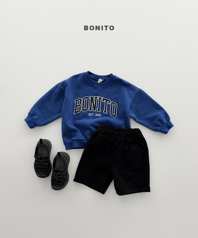 韓國童裝 26秋| BT31 Bonito Patch Embroidery Sweatshirt 衛衣 (80-140)