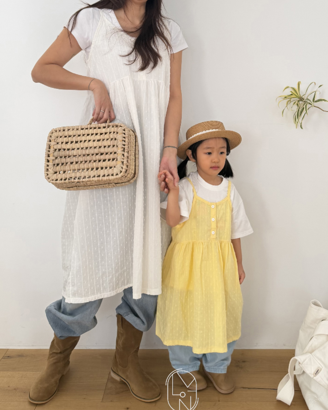 韓國童裝 26春 | 必買親子裝 | Cotton Sleeveless Dress (Kids & MOM)
