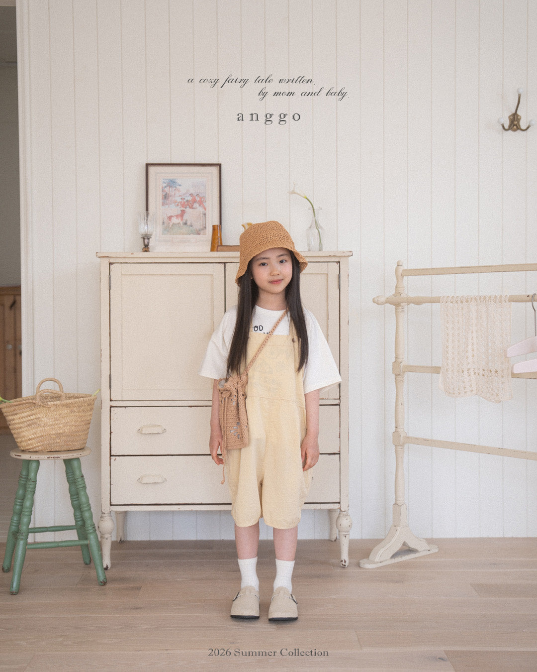 韓國童裝 26夏| AG24 Muffin Overall (80-120cm)