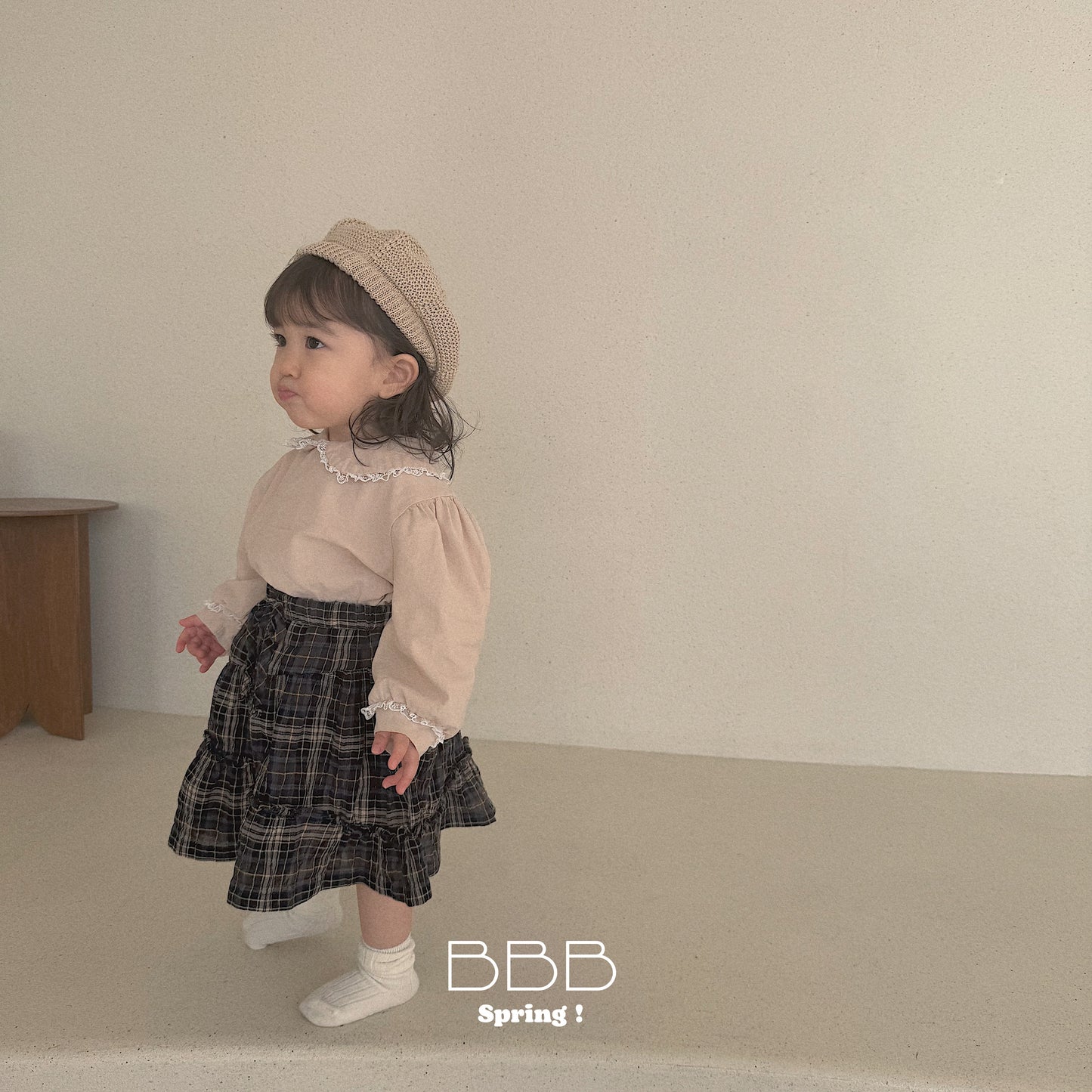 韓國童裝 26春 | BB10 Bebe Collar Blouse (70-110cm)