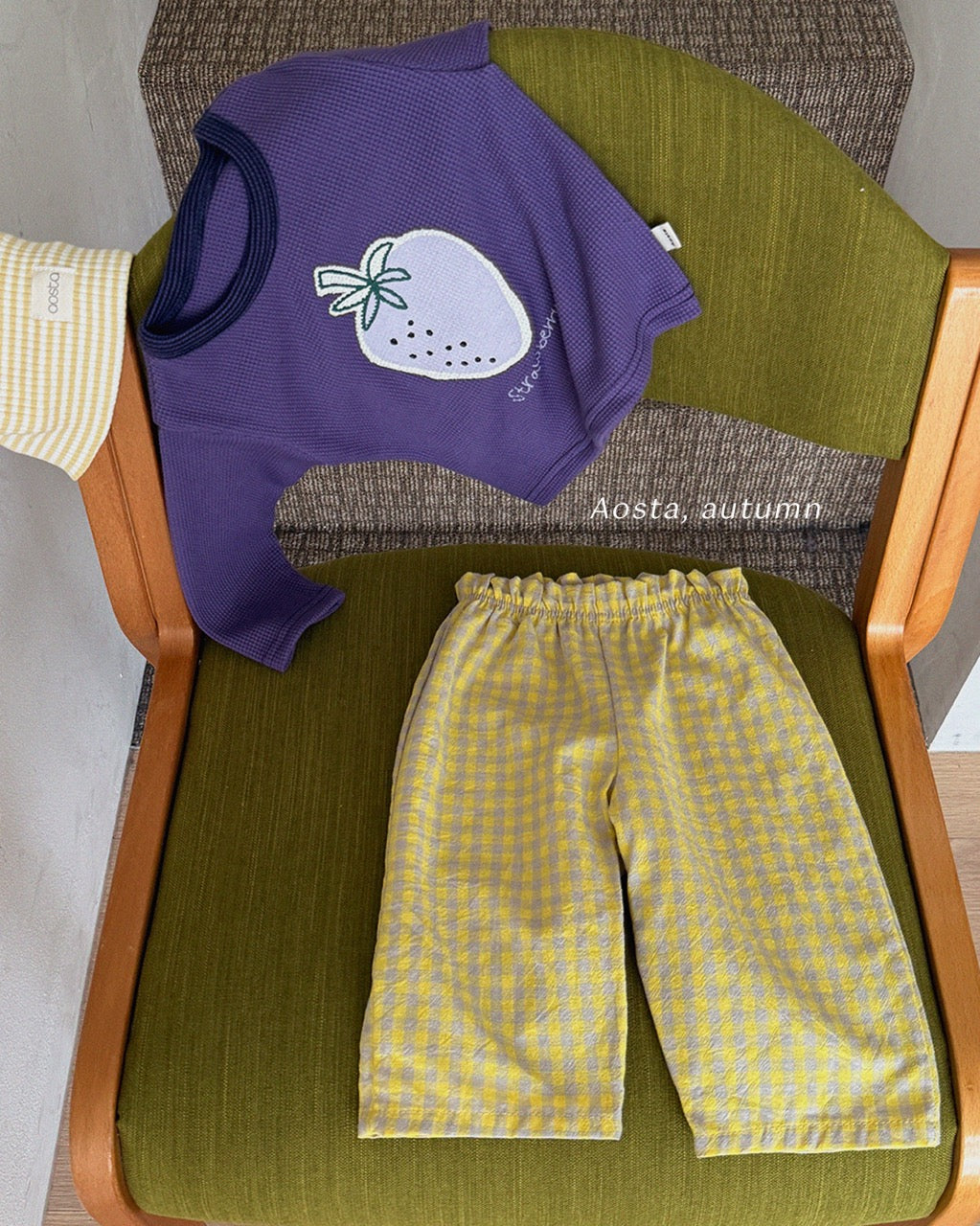 韓國童裝 26秋| AO16 Strawberry T 上衣 (70-110)