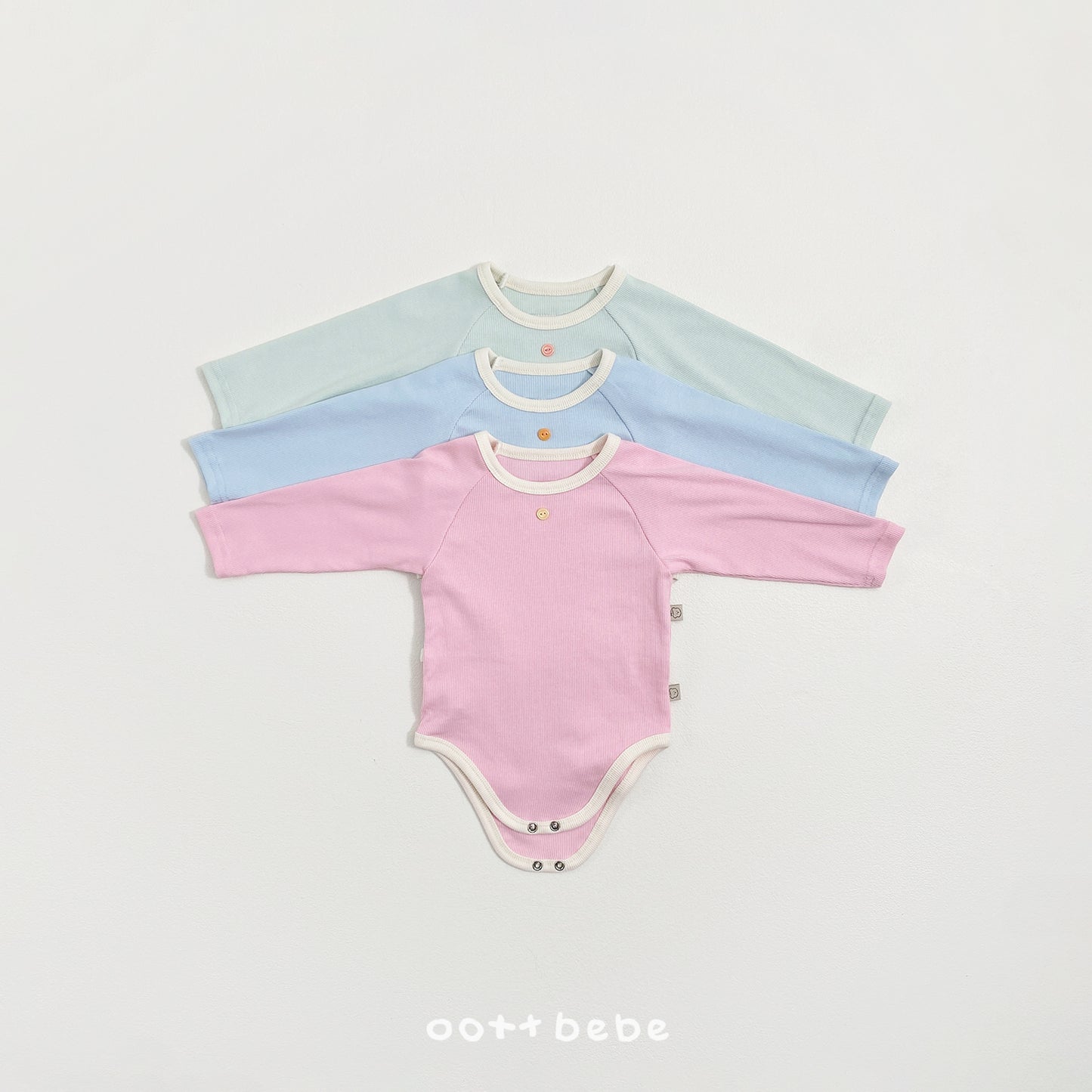 韓國童裝 26SS | OT07 Picnic Modal Ribbed Baby Suit & Leggings Set (55-75cm)