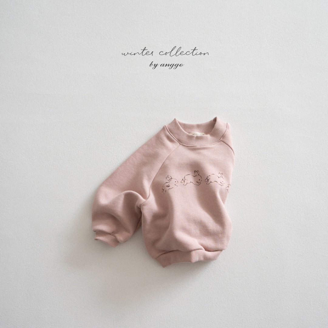 \限時預購/ 韓國童裝  AG25234 Bunny Sweatshirt