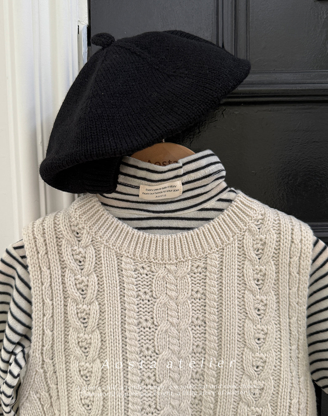 韓國童裝 25秋冬 | AO25412 Knit Vest