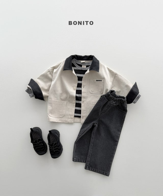 韓國童裝 26秋| BT39 Wide Denim Pants 牛仔褲 (80-140)