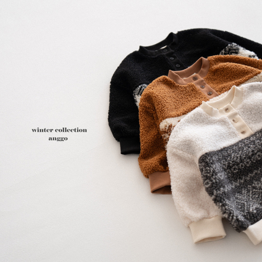 \限時預購/ 韓國童裝  AG25237 Pecan Sweatshirt