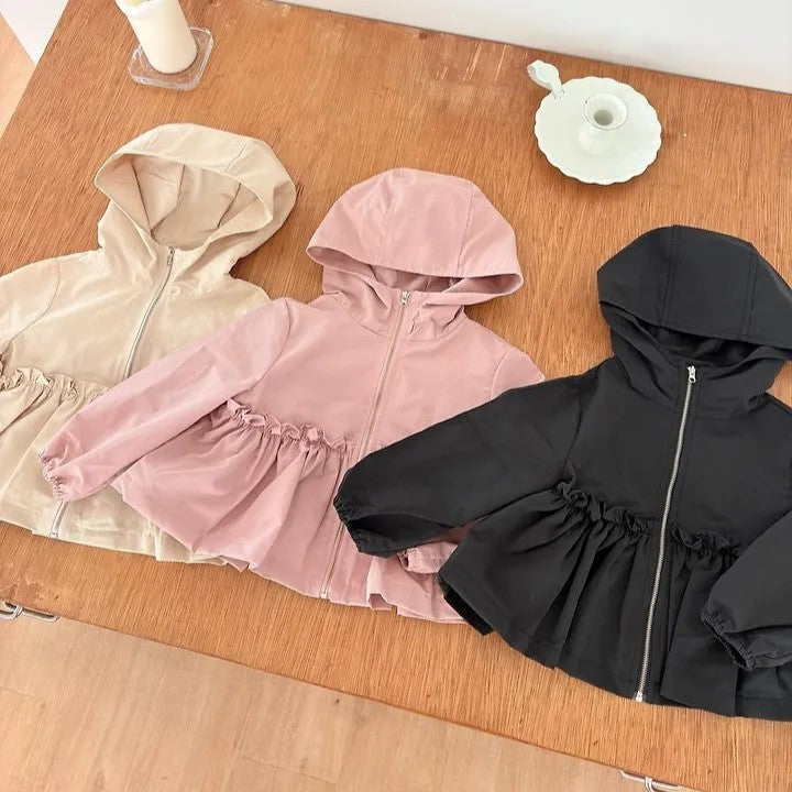 韓國童裝 26秋| OH12 Frill Windbreaker Jumper 外套