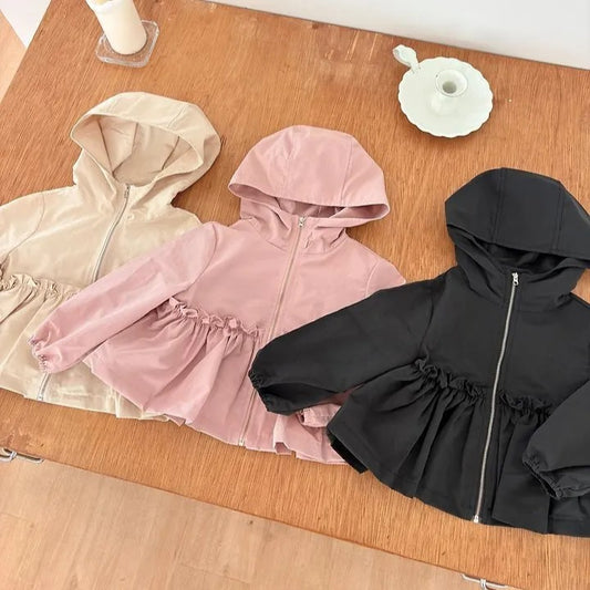 韓國童裝 26秋| OH12 Frill Windbreaker Jumper 外套