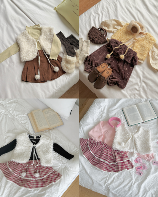 韓國童裝 25秋冬 | NB25442 Vest