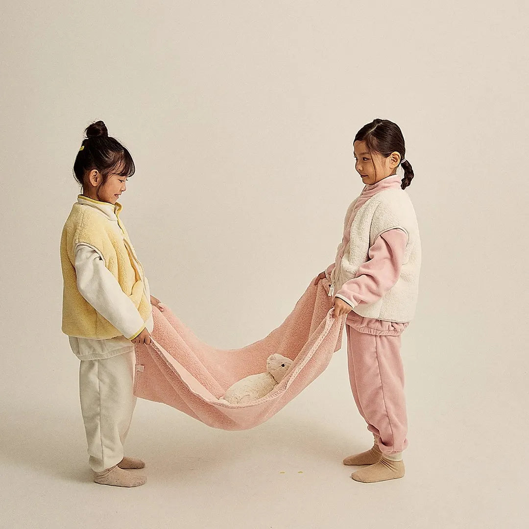 韓國童裝 | HM Kinder Fleece不掉毛雙面毛絨背心