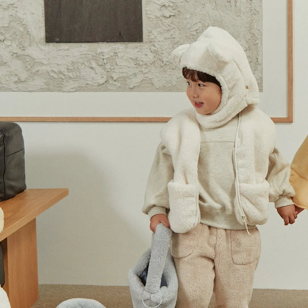 韓國童裝 | HM Kinder Fleece不掉毛雙面毛絨背心